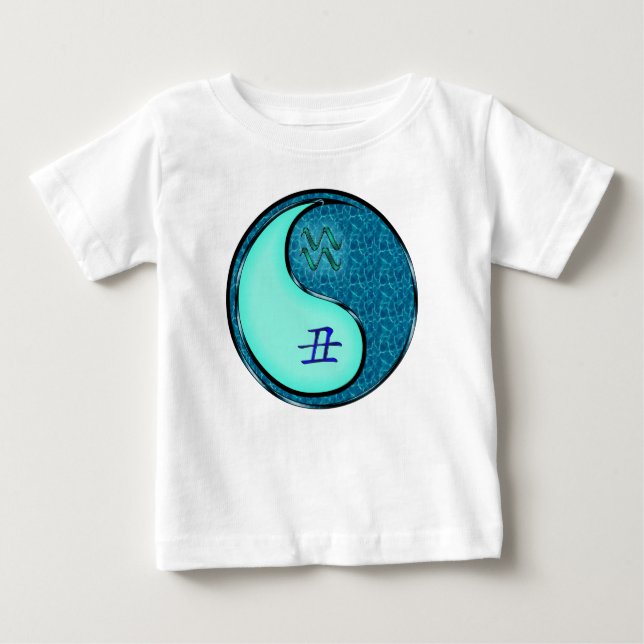 Camiseta De Bebé Acuario & Buey de Agua (Anverso)