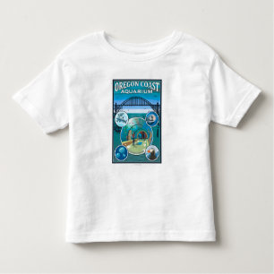 Camiseta De Bebé Acuario de la costa de Oregon