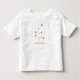 Camiseta De Bebé Acuario de oro del Rótulo Zodiaco moderno | Aire d (Anverso)