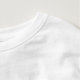 Camiseta De Bebé Acuario de oro del Rótulo Zodiaco moderno | Aire d (Detalle - cuello (en blanco))