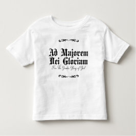 Camiseta De Bebé Ad Majorem Dei Gloriam Toddler T-Shirt