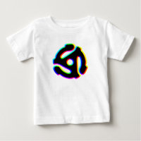 Adaptador de registro de 45 RPM Baby T-Shirt