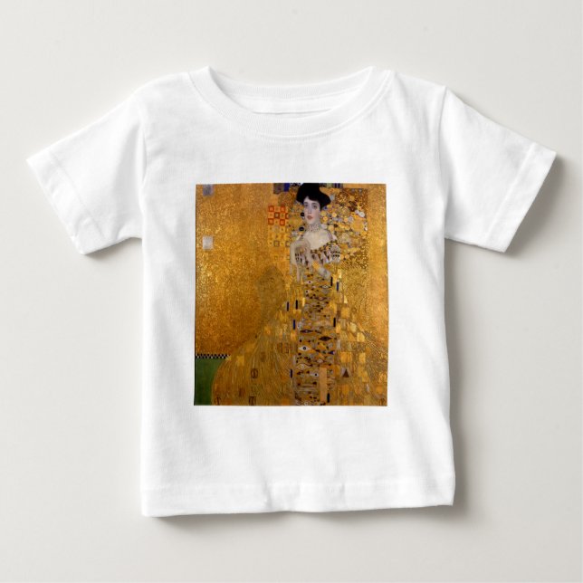 Camiseta De Bebé Adele, La dama del oro - Gustav Klimt (Anverso)