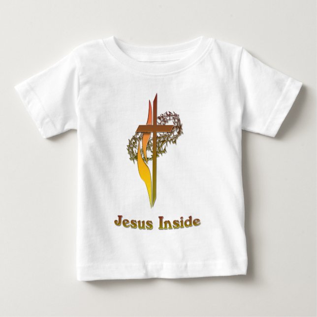 Camiseta De Bebé Adentro de Jesús (Anverso)