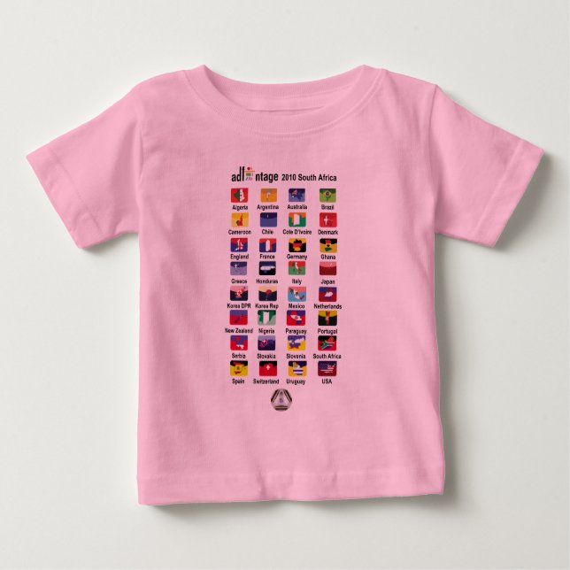 Camiseta De Bebé Adfantage para Babys (Anverso)