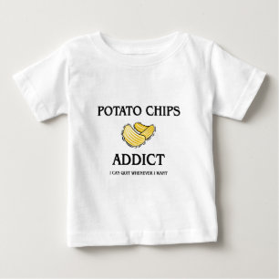 Camiseta De Bebé Adicto a las patatas fritas