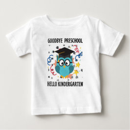 Camiseta De Bebé adiós preescolar hola kindergarten T-Shirt
