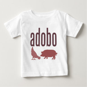 Camiseta De Bebé Adobo: Pollo y cerdo