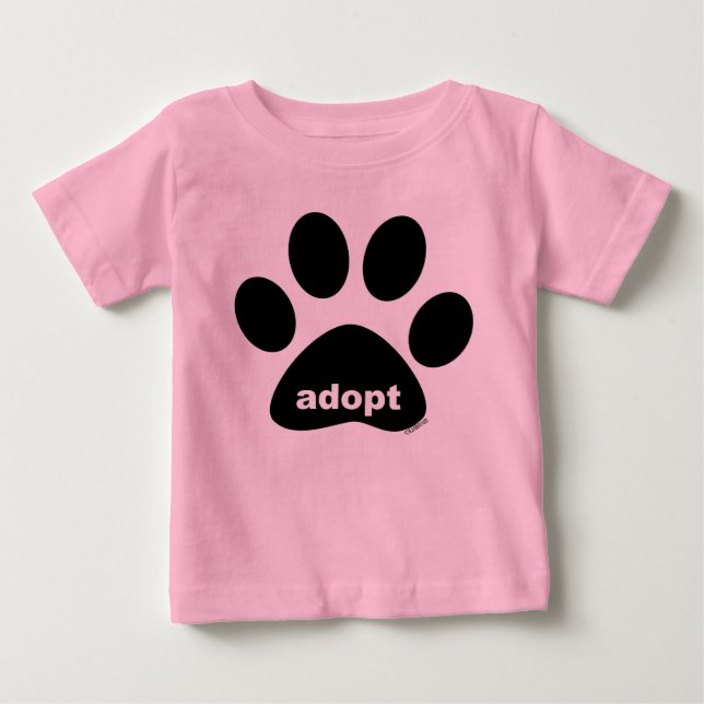Camiseta De Bebé Adoptar (Anverso)