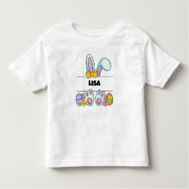 Camiseta De Bebé Adorable Bunny Personalizado de Pascua