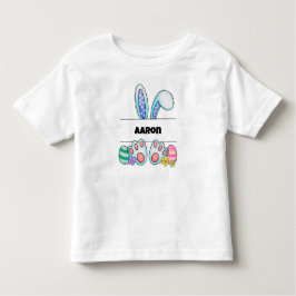 Camiseta De Bebé Adorable Bunny Personalizado de Pascua