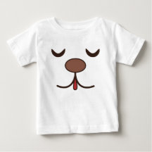 Adorable cara de perro blanco
