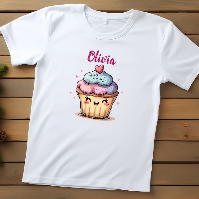 Camiseta De Bebé Adorable Cupcake Kawaii (Subido por el creador)