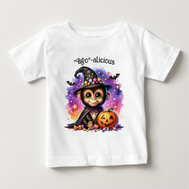 Camiseta De Bebé Adorable Cute Spooky Kids Halloween (Anverso)