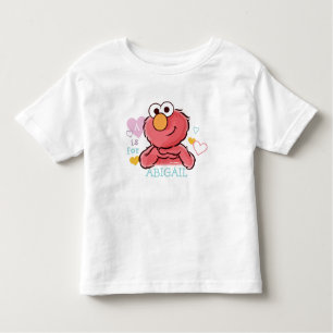 Camiseta De Bebé Adorable Elmo   Añadir su propio nombre