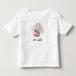 Camiseta De Bebé Adorable Flower Toddler T-Shirt | Cute Kids Wear