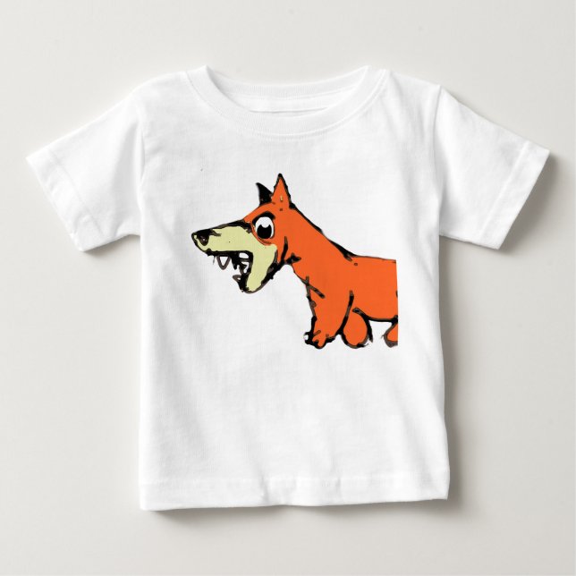 Camiseta De Bebé Adorable Fox Printed T-Shirt for Kids (Anverso)
