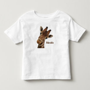 Camiseta De Bebé Adorable Giraffe