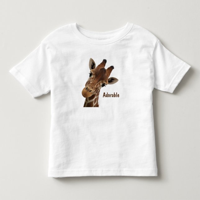 Camiseta De Bebé Adorable Giraffe (Anverso)