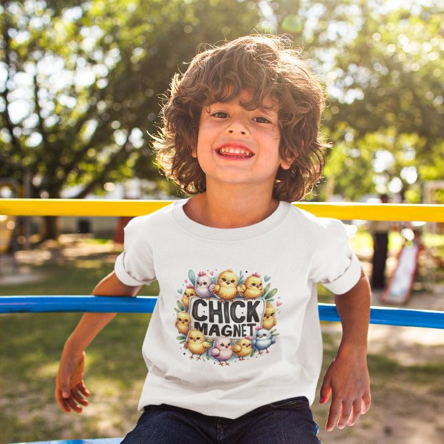 Camiseta De Bebé Adorable Magnet de pollo de Pascua Agua Digital (Subido por el creador)