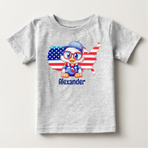Camiseta De Bebé Adorable Patriótico