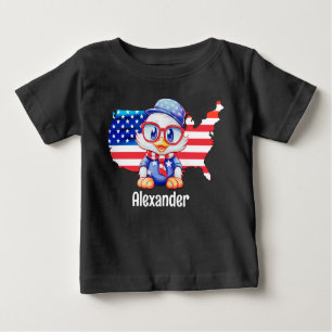 Camiseta De Bebé Adorable Patriótico