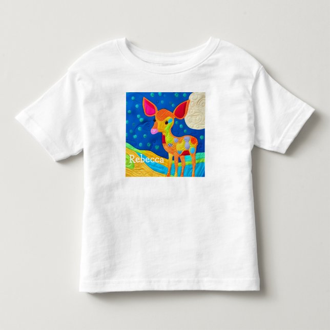Camiseta De Bebé Adorable Pequeño Deer Bebé - Diseño Atractivo (Anverso)