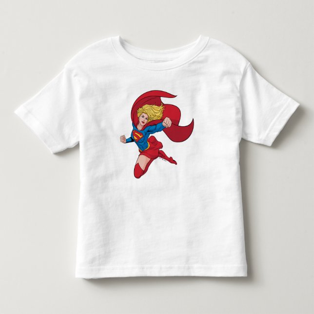 Camiseta De Bebé Adorable Supergirl Stance (Anverso)