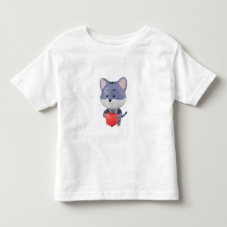 Camiseta De Bebé Adorable Sweet Mouse – Cute Heart Lover Design