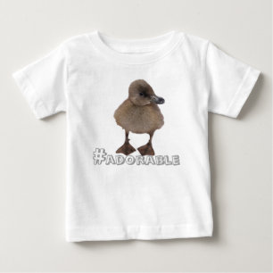 Camiseta De Bebé Adorables Ducklings Gris Fotografía