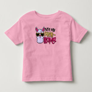 Camiseta De Bebé Adorables Lama Love Not My Probllama T-Shirt