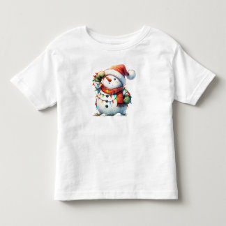Camiseta De Bebé Adorables Navidades Snowman Baby Bodysuit