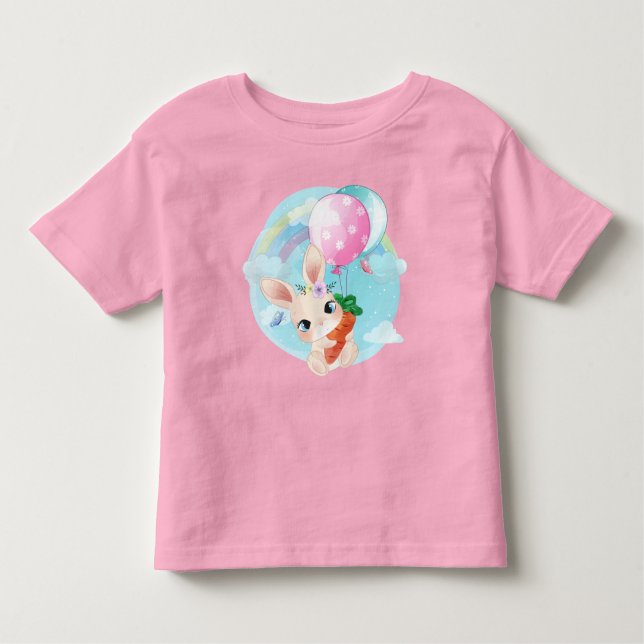 Camiseta De Bebé Adorables Sweet Bunny T-Shirt (Anverso)