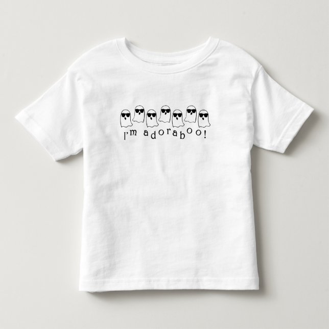 Camiseta De Bebé ¡Adoraboo! Fantasmas de Halloween (Anverso)