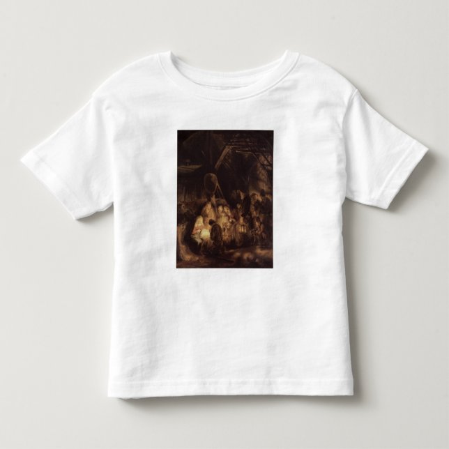 Camiseta De Bebé Adoración de los pastores, 1646 (Anverso)