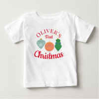 Adorno Kawaii Lindo Personalizado Primera Navidad