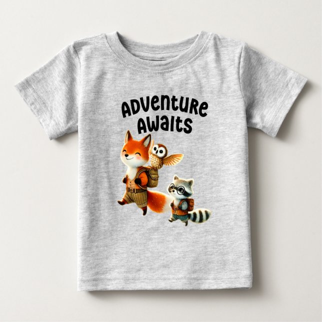 Camiseta De Bebé Adventure Awath Toddler Tshirt (Anverso)