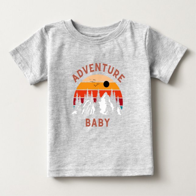 Camiseta De Bebé Adventure Baby (Anverso)