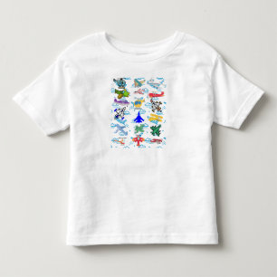 Camiseta De Bebé Aeronaves voladoras
