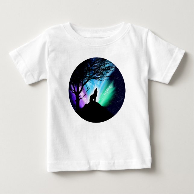 Camiseta De Bebé Afeite nocturno (Anverso)