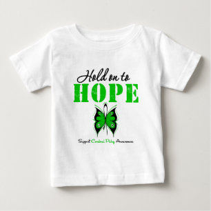 Camiseta De Bebé Aferrar de parálisis cerebral a la esperanza