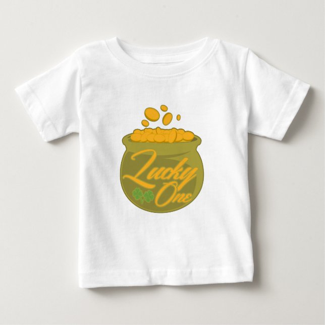 Camiseta De Bebé Afortunado (Anverso)