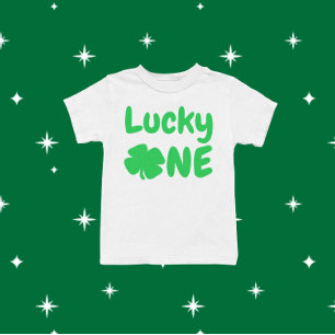 Camiseta De Bebé Afortunado Cumpleaños 1º Día de San Patricio