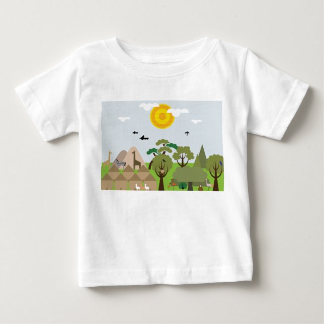 Camiseta De Bebé África (Anverso)