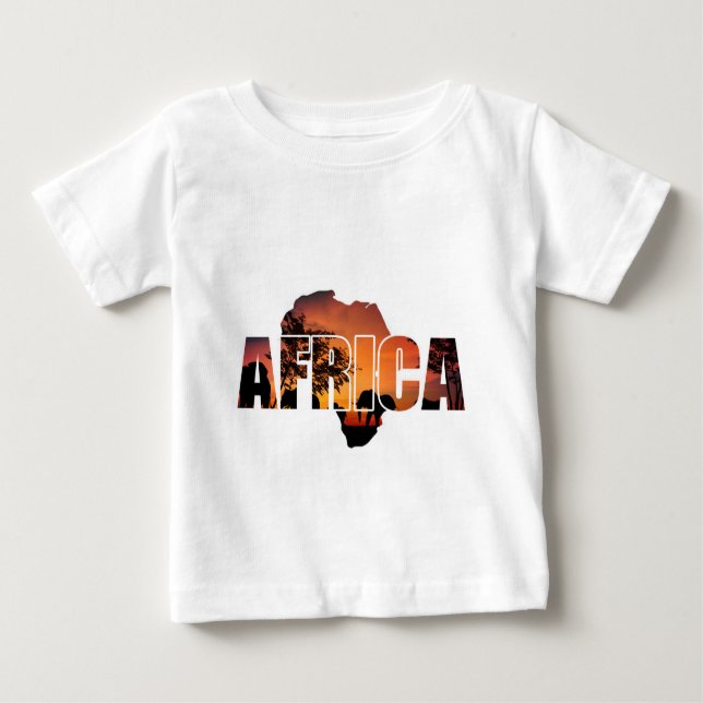 Camiseta De Bebé África (Anverso)