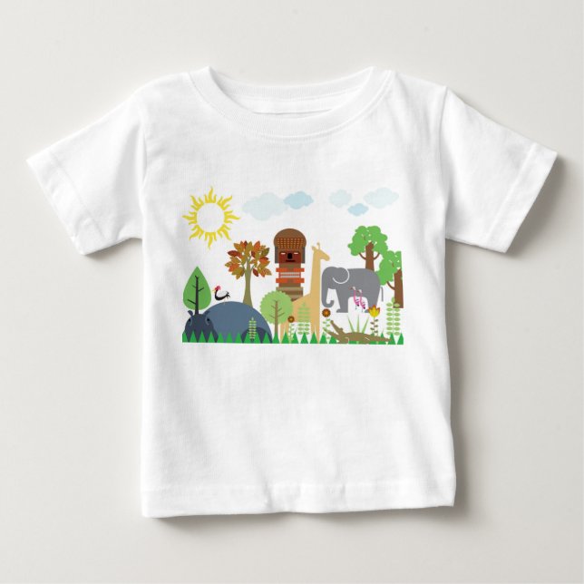 Camiseta De Bebé África (Anverso)
