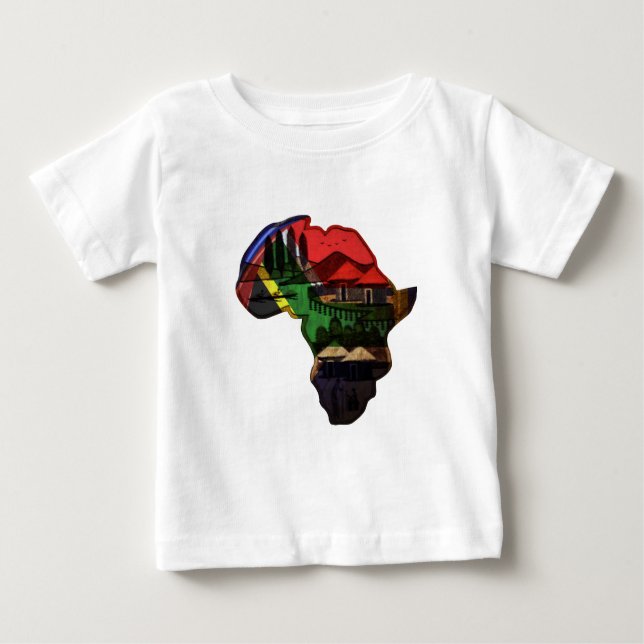 Camiseta De Bebé África (Anverso)