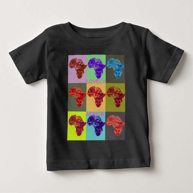 CAMISETA DE BEBÉ ÁFRICA AMABLE (Anverso)
