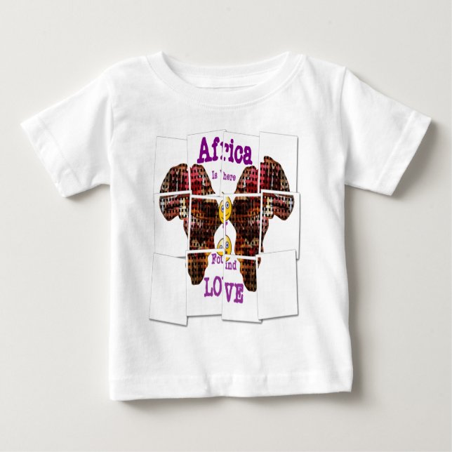 Camiseta De Bebé África es donde encontré amor