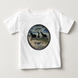Camiseta De Bebé África Kenia Hermosa Vida Silvestre Elegante
